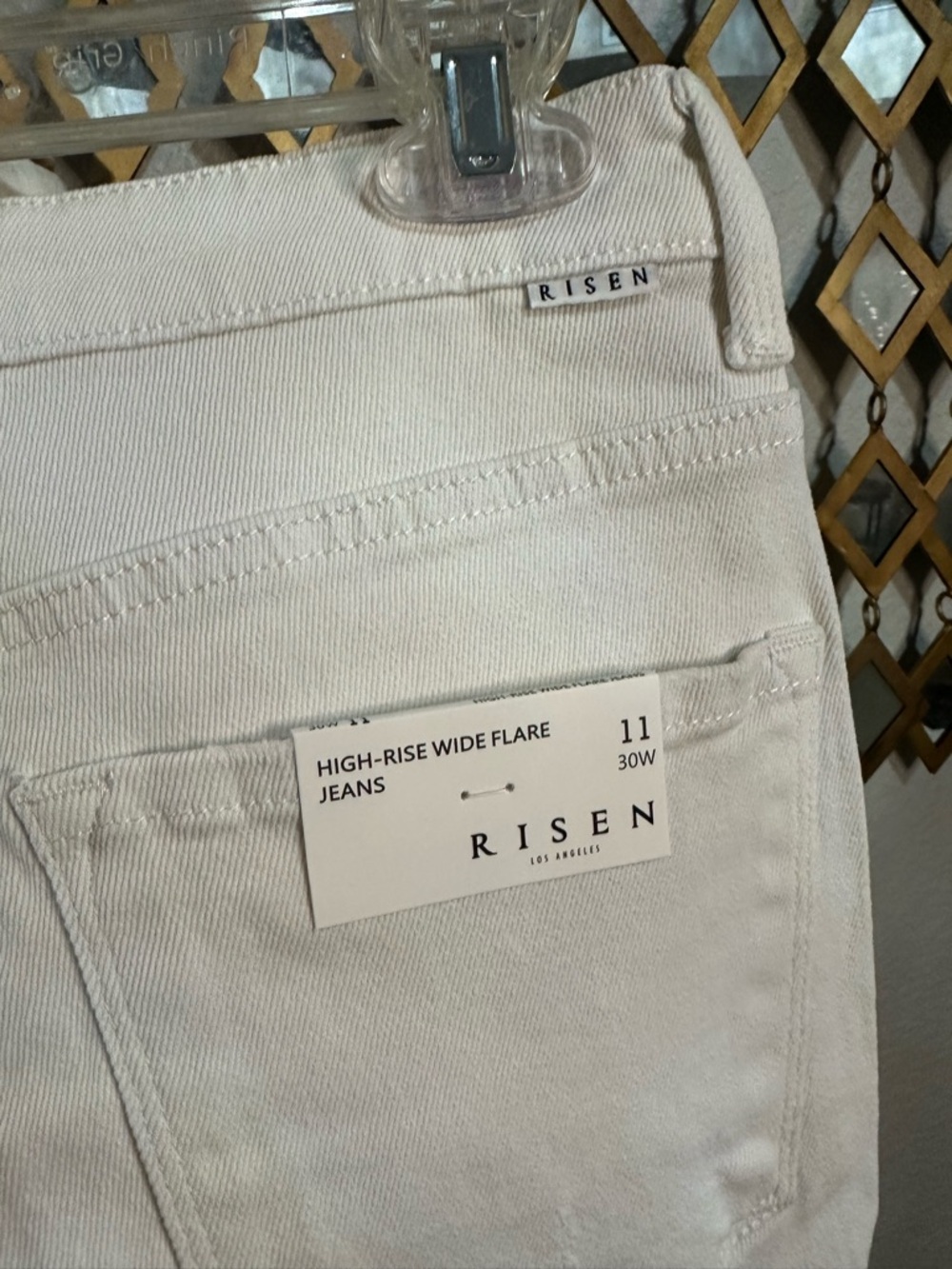 NWT Risen High Rise Wide Flare-Various Sizes - Picture 6 of 6